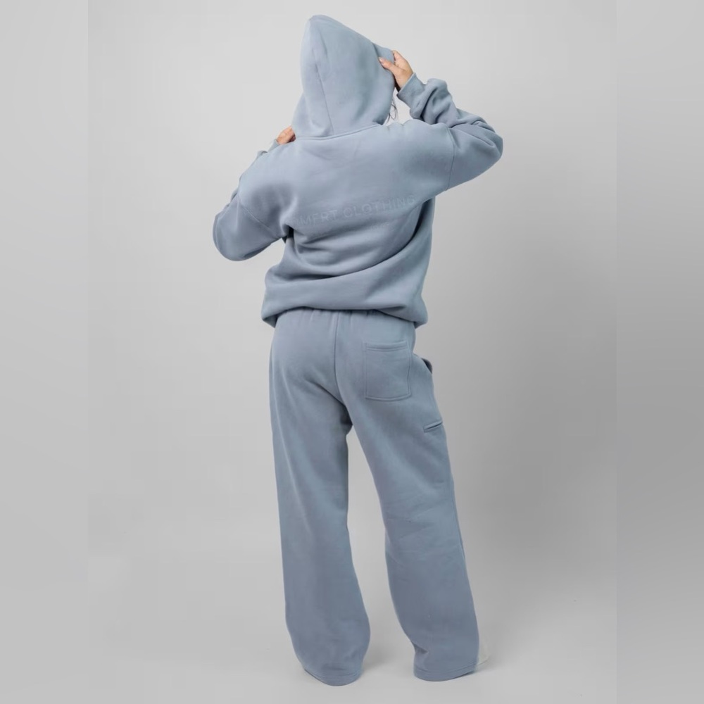 Light Blue Men's Sweatpants - Picture 5 of 7